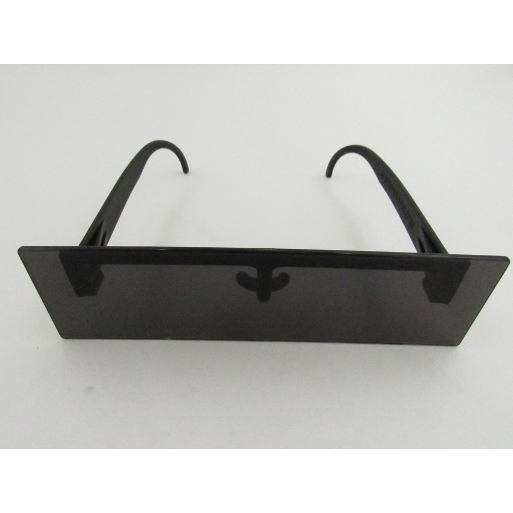 Stupidiotic Black Censor Bar Privacy Nerd Nerdy Sunglasses Rectangle Space Age